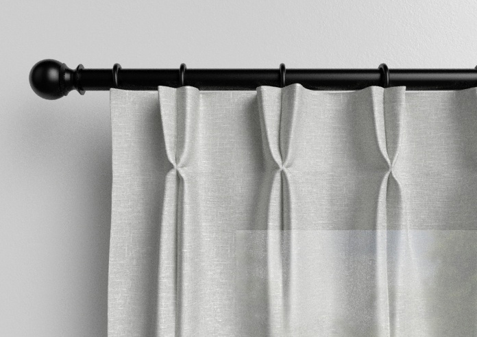 Gemstone Voile, White - Made to Measure Curtains - Image 10